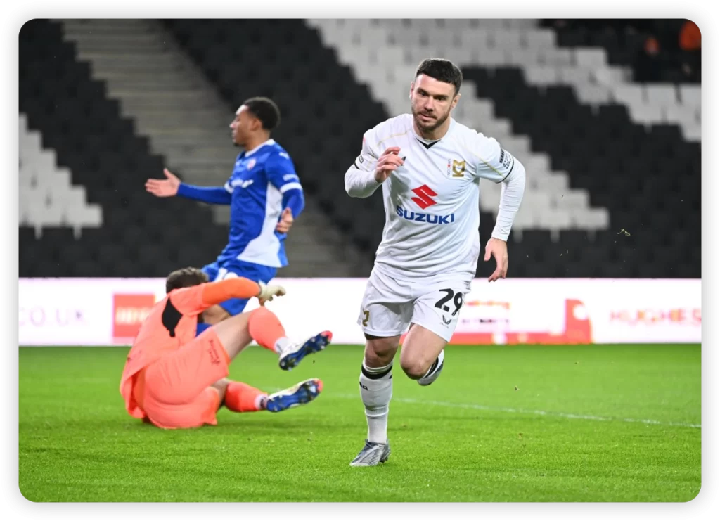 Dramatic First-Half Goal Seals Victory for MK Dons